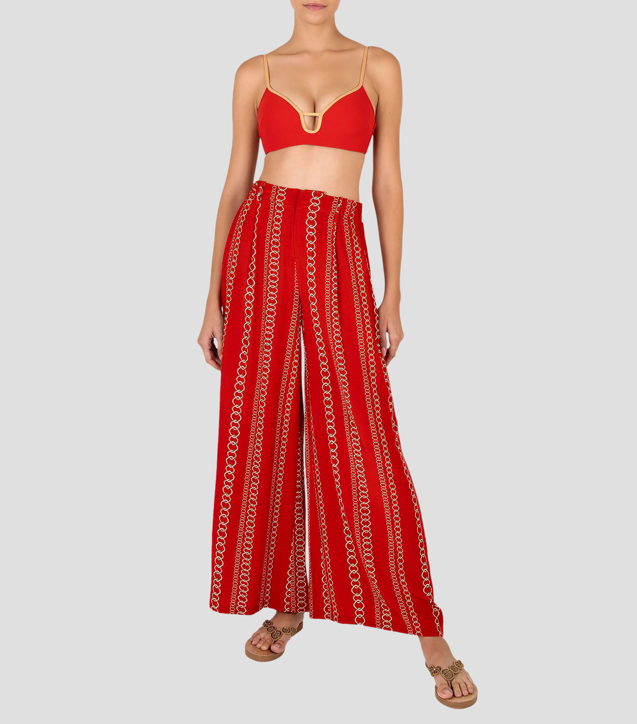 Pantalón recto Mujer